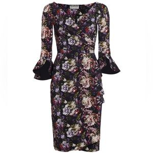 NEW! Chiara Boni La Petite Robe Triana Printed Dress. Size 8.